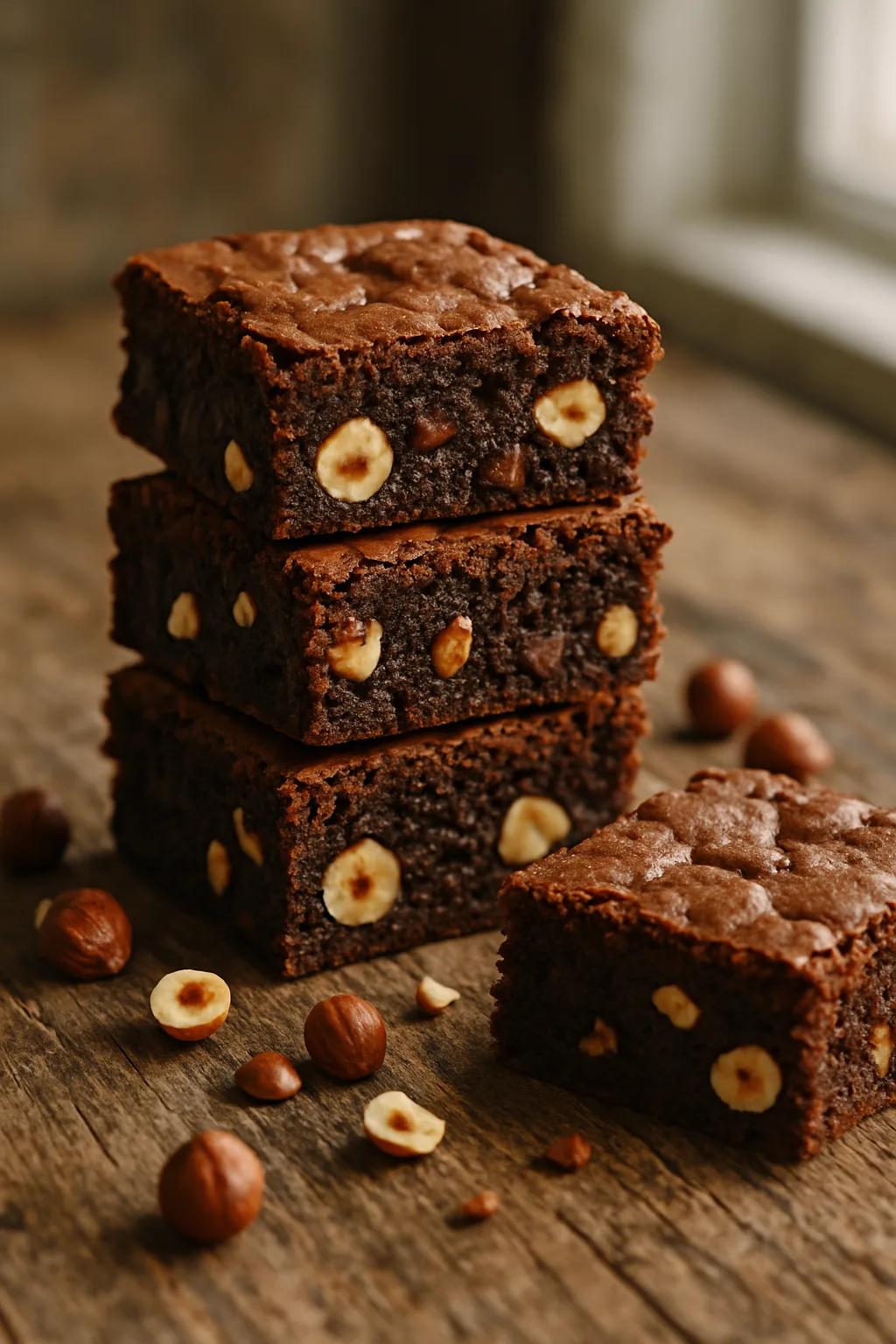 Chocolate Hazelnut Brownies