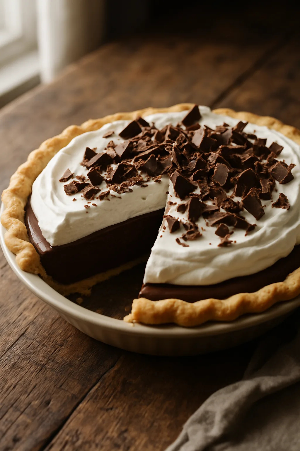 Decadent Chocolate Cream Pie