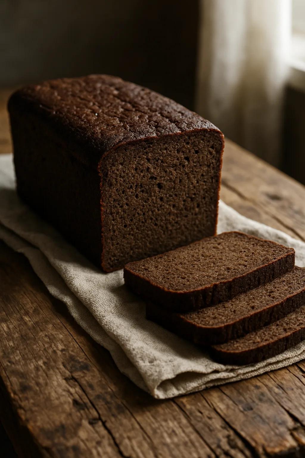 Classic Pumpernickel Bread