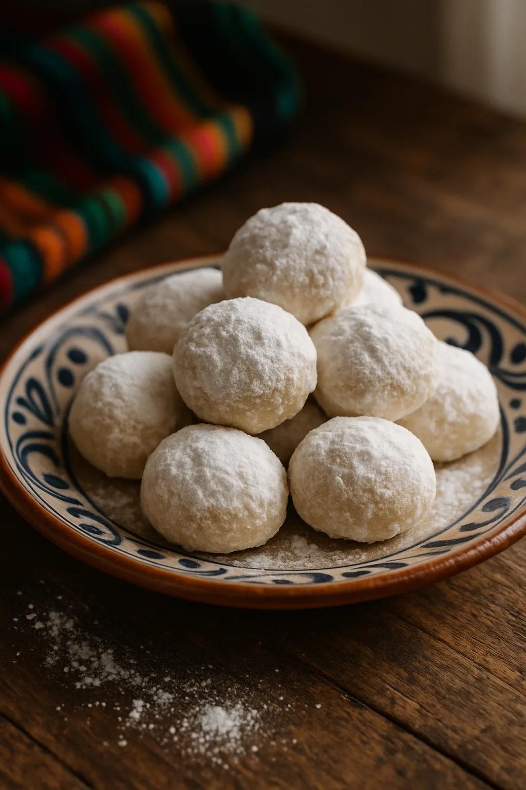 Mexican Wedding Cakes: Buttery Nutty Cookies