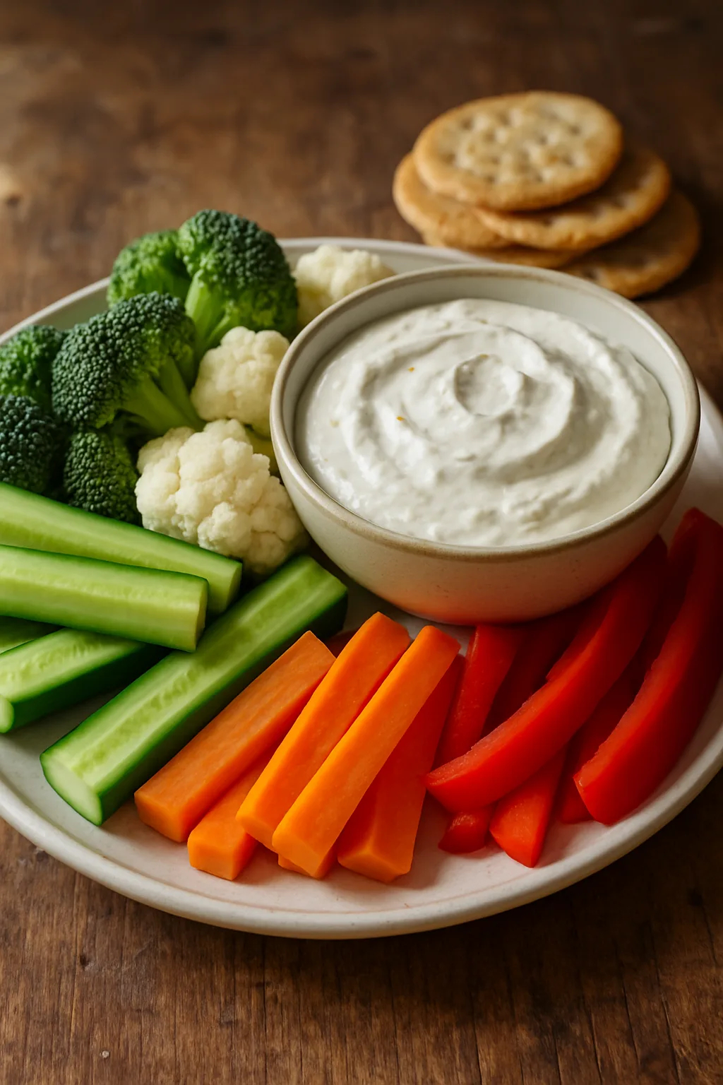 Trempette de légumes crus célèbre de maman
