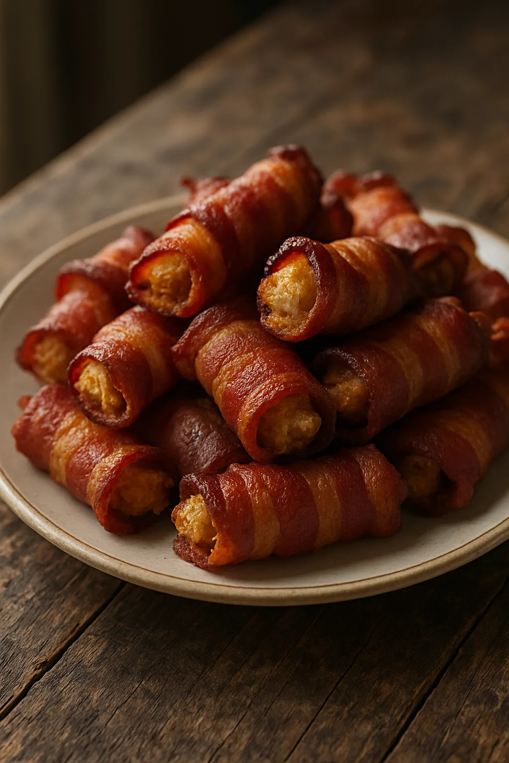 Crispy Bacon Roll Ups