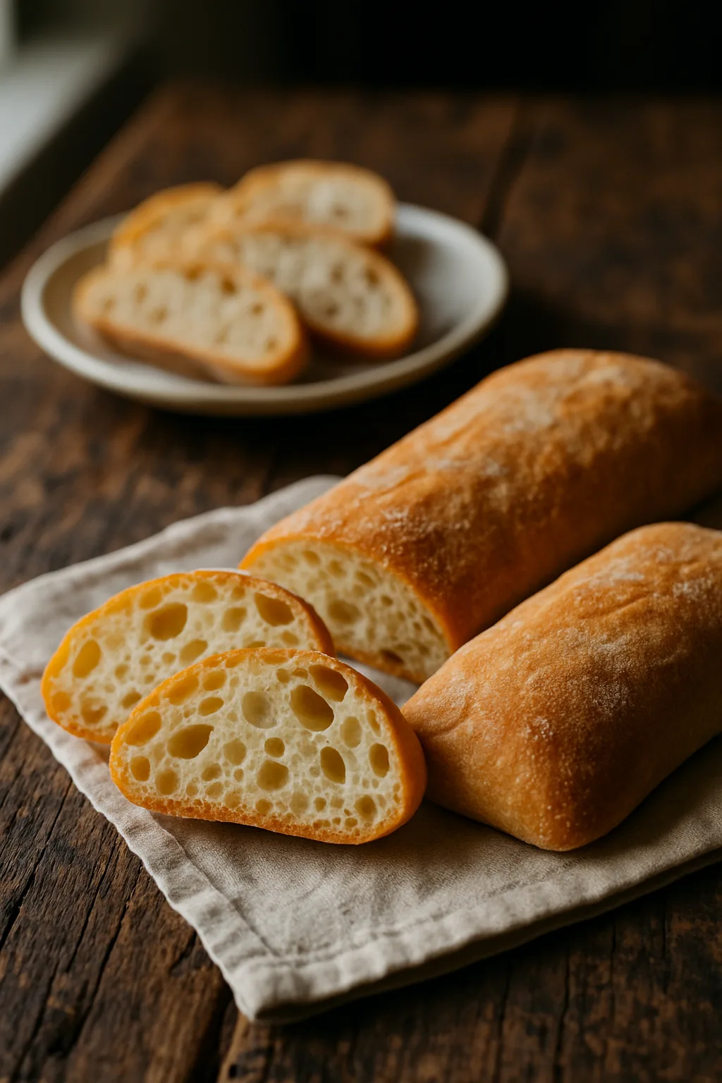 Pain Ciabatta Sans Pétrissage Facile