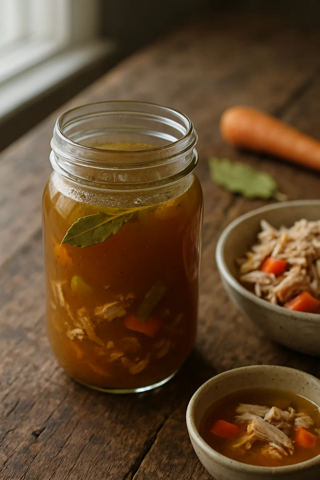 Caldo de Pollo Casero