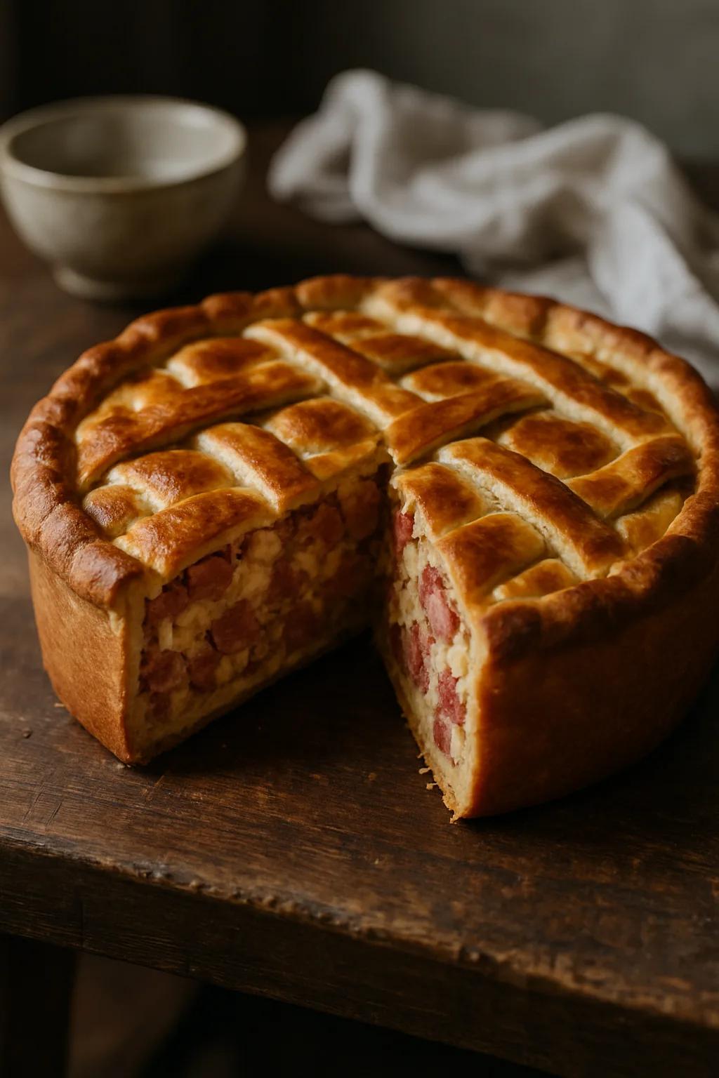 Pizza Rustica Italienne Savoureuse
