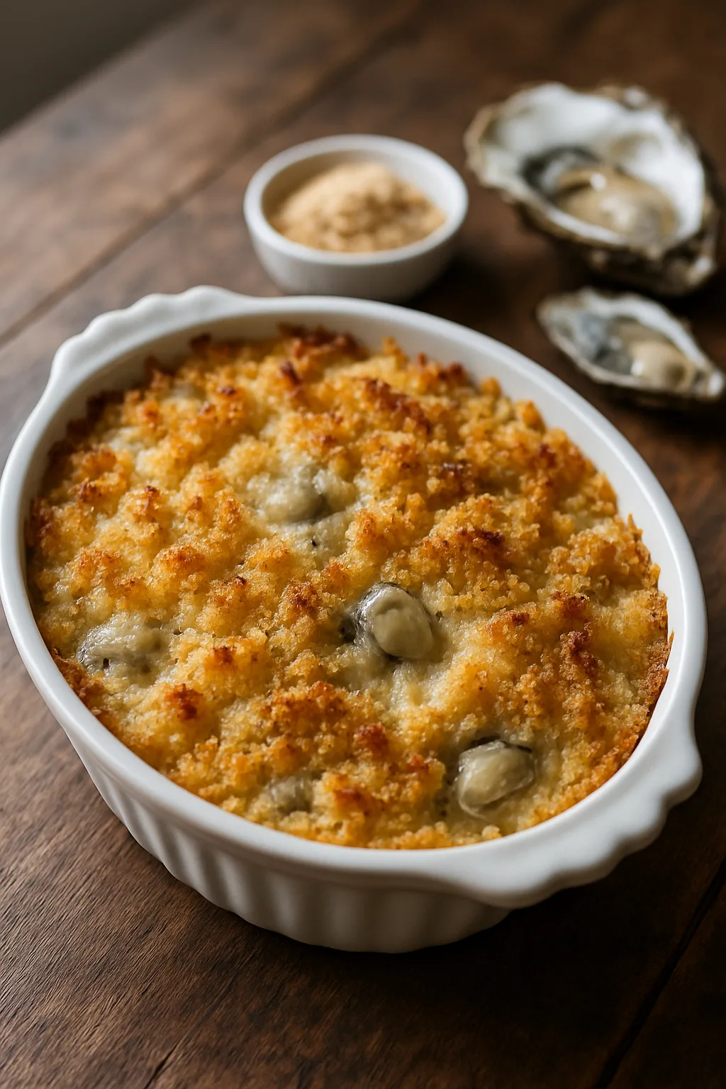 Classic Scalloped Oysters